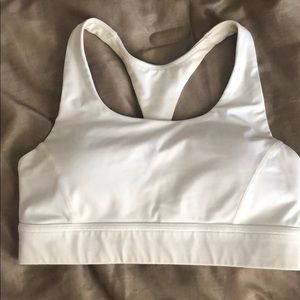 SOLD - Lululemon white size 6 bra